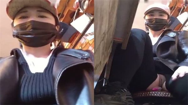 低调风骚老板娘穿开裆裤戴跳蛋营业,闷骚大排档高潮不断!